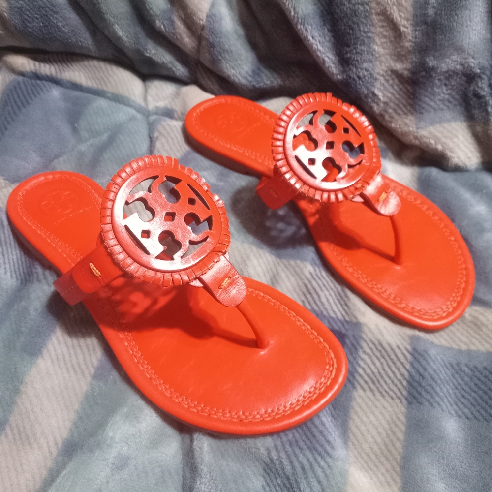 Tory Burch Vibrant Red Sandals